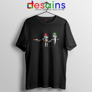 Bros Fiction Tshirt Mario Bros Pulp Fiction Tee Shirts GILDAN S-3XL