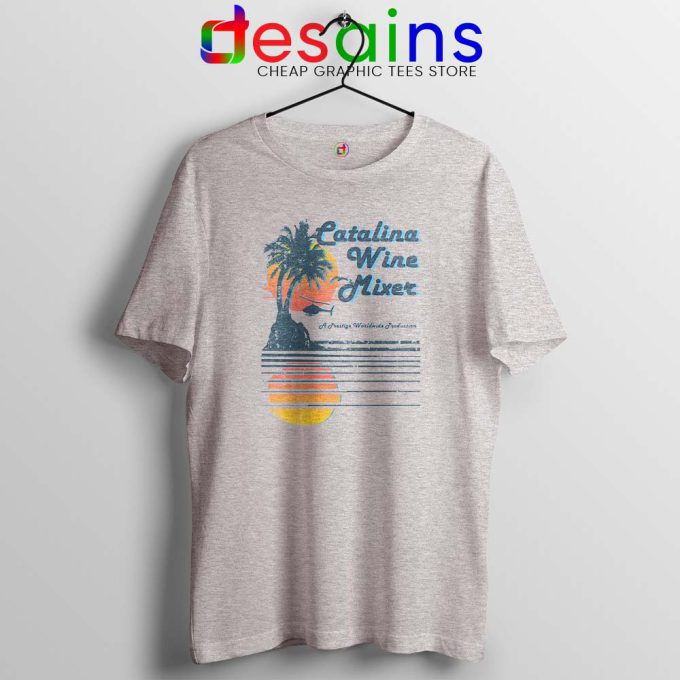 Catalina Wine Mixer Sport Grey Tshirt Step Brothers Cheap Graphic Tees Shirts