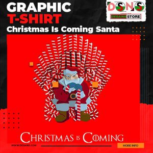 Christmas Is Coming Santa Graphic T-Shirt - Game Of Thrones