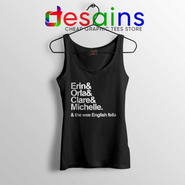 Derry Girls Netflix Black Tank Top Erin Orla Clare Michelle Tank Tops