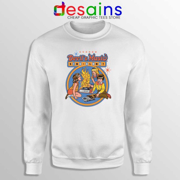 Devils Music Sing Along Sweatshirt Vintage Retro Sweater S-2XL