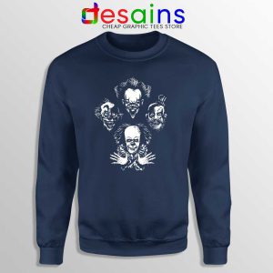 Evil Clown Rhapsody Navy Sweatshirt Halloween Bohemian Rhapsody Sweater