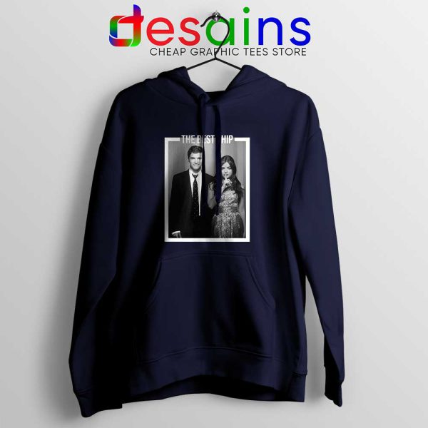 Ezria The Best Ship Navy Hoodie Ian Harding and Lucy Hale Cheap Hoodies
