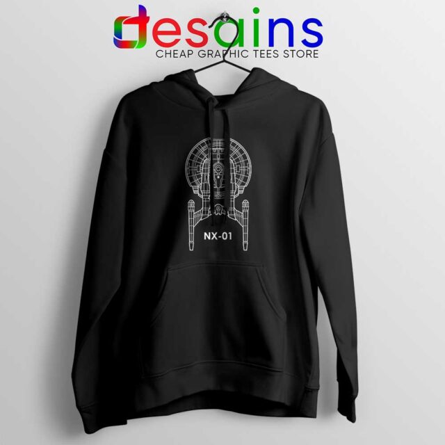 First Ship Enterprise NX01 Hoodie