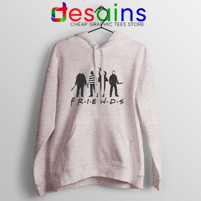 Friends Halloween Horror Film Sport Grey Hoodie Cheap Hoodies Horror