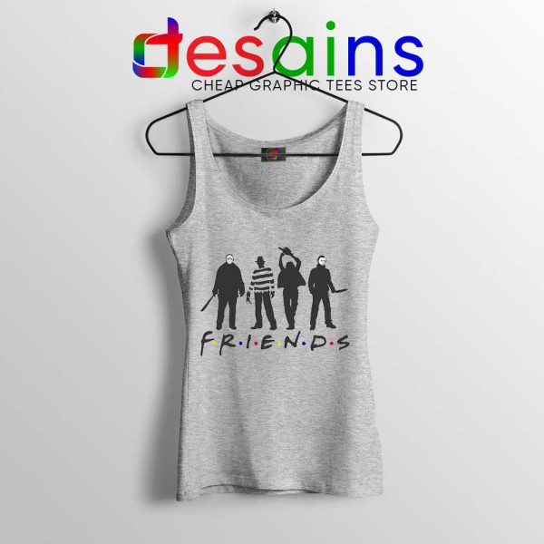 Friends Halloween Horror Film Sport Grey Tank Top Cheap Friends Tank Tops