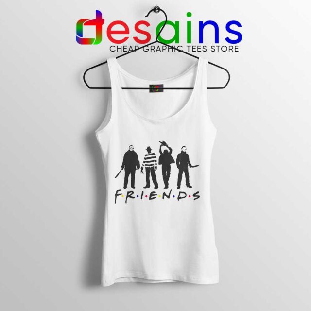 Friends Halloween Horror Film Tank Top Iconic Characters