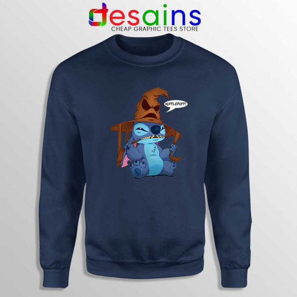 Halloween Lilo And Stitch Navy Sweatshirt Stitch Funny Crewneck Sweater