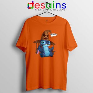 Halloween Lilo And Stitch Orange Tshirt Cheap Graphic Halloween Tees Shirts