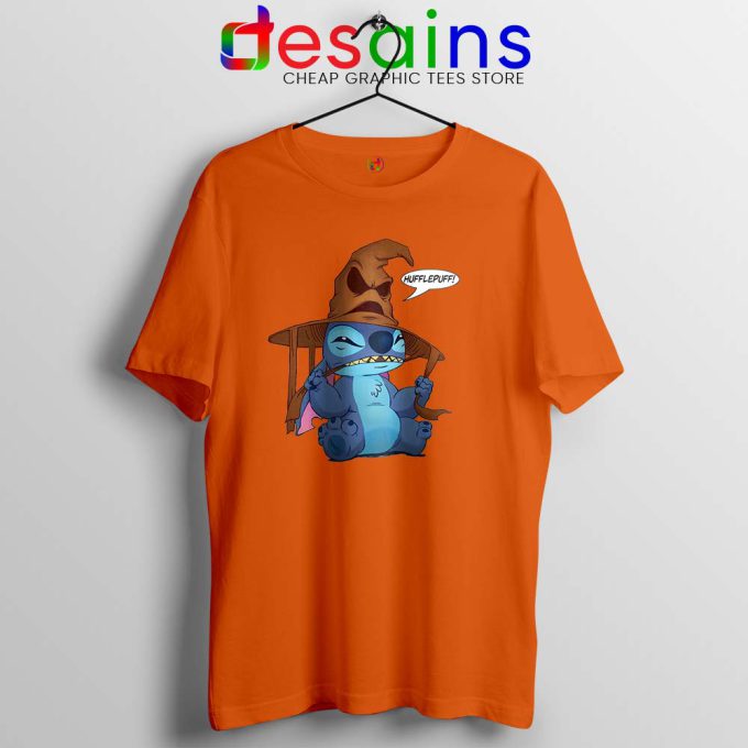 Halloween Lilo And Stitch Orange Tshirt Cheap Graphic Halloween Tees Shirts