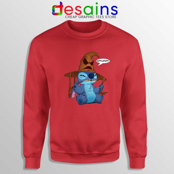 Halloween Lilo And Stitch Red Sweatshirt Stitch Funny Crewneck Sweater