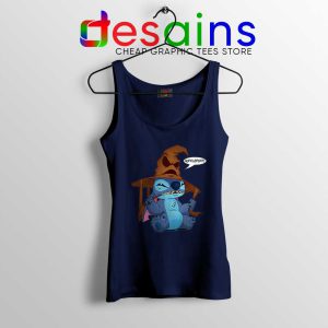 Halloween Lilo And Stitch Tank Navy Top Stitch Funny Cheap Tank Tops