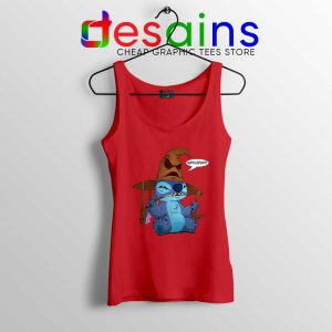 Halloween Lilo And Stitch Tank Red Top Stitch Funny Cheap Tank Tops