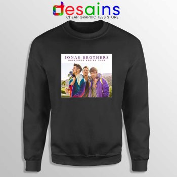 Happiness Begins Tour Black Sweatshirt Jonas Brothers Sweater S-2XL
