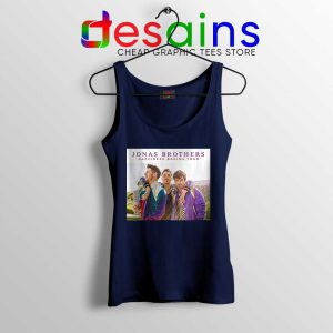 Happiness Begins Tour Navy Tank Top Jonas Brothers Tank Top S-3XL