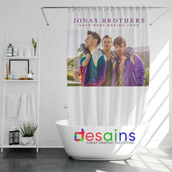Happiness Begins Tour Shower Curtain Buy Jonas Brothers Curtains