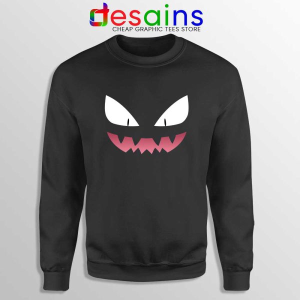 Haunter Ghost Pokemon Black Sweatshirt Pokemon Game Sweater