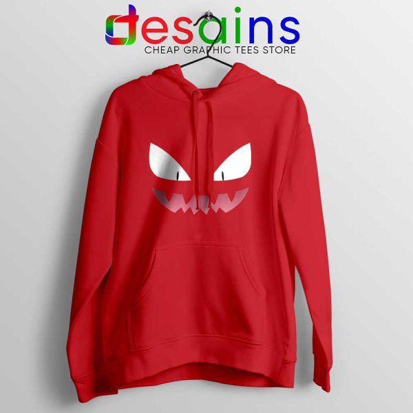 Haunter Ghost Pokemon Red Hoodie Pokemon Game Cheap Hoodies