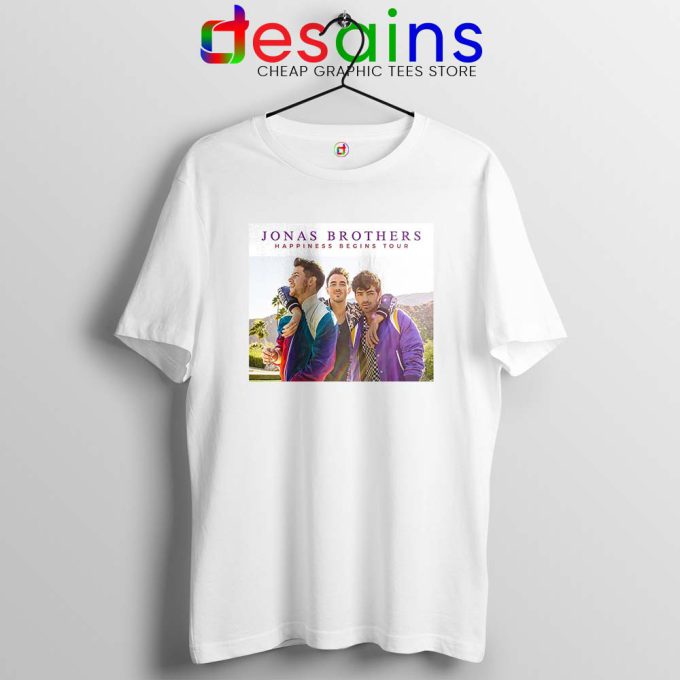 Jonas Brothers Happiness Tshirt Begins Tour 2019 Tee Shirts S-3XL