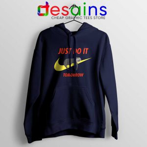 Just Do It Tomorrow Sloth Navy Hoodie Nike Sloth Funny Hoodies S-2XL