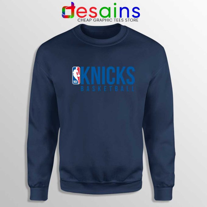 Knicks Basketball Jennifer Aniston Navy Sweatshirt Friends Sitcom Sweater