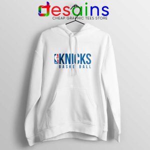 Knicks Basketball Jennifer Aniston White Hoodie Friends Sitcom Hoodies