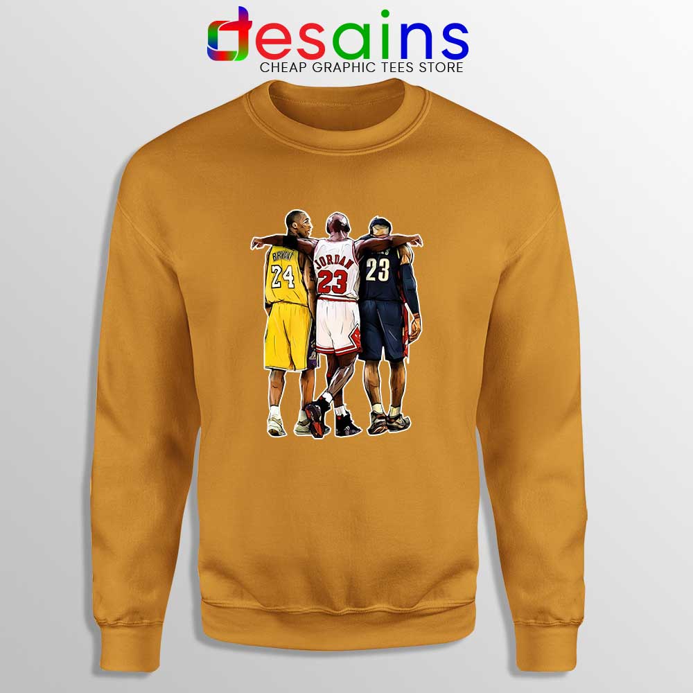 Kobe Bryant x Michael Jordan x Lebron James Sweatshirt NBA