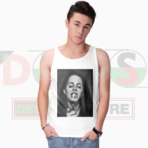 Lana Del Rey Smoking Tank Top - Cigarette Duet