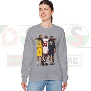 Legends Never Die Womens Sweatshirt – Kobe, MJ, LeBron