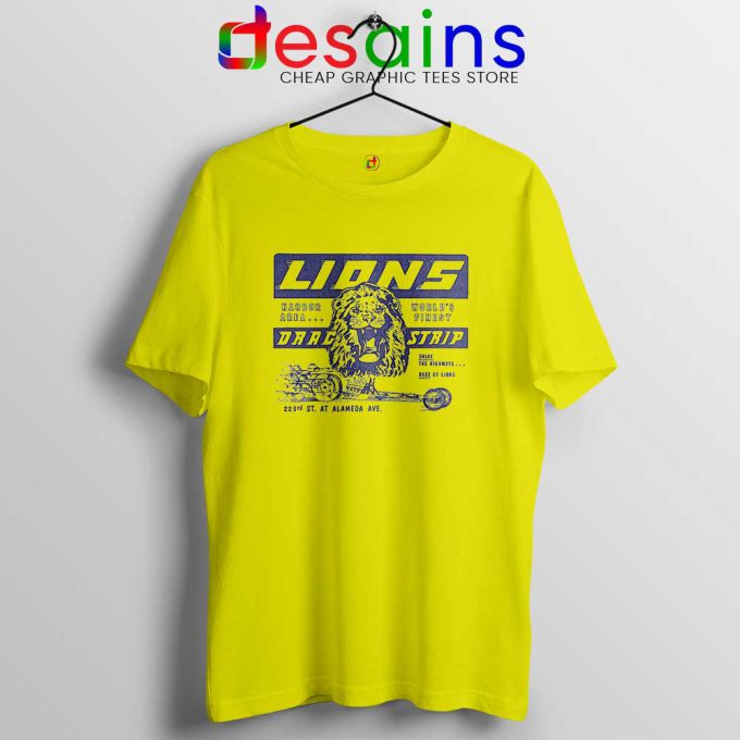 Lions Drag Strip Tshirt Logo Lions Drag Strip Tee shirts
