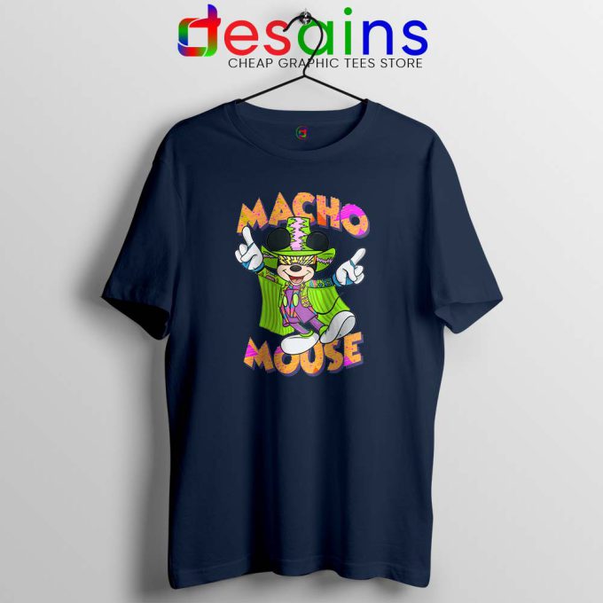 Macho Dig It Mickey Mouse Navy Tshirt Macho Mouse Tees Shirts