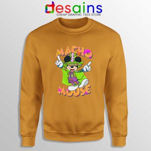 Macho Dig It Mickey Mouse Sweatshirt Macho Mouse Sweater