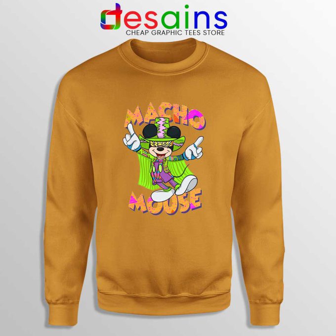 Macho Dig It Mickey Mouse Sweatshirt Macho Mouse Sweater