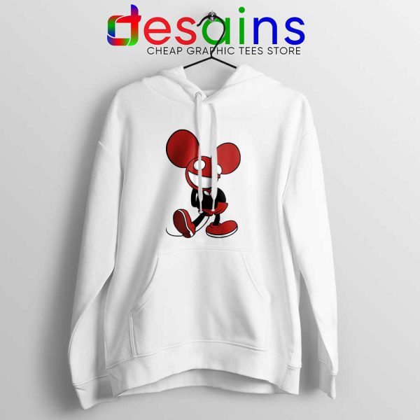 Mickey Mau5 White Hoodie Deadmau5 Mickey Mouse Hoodies GILDAN