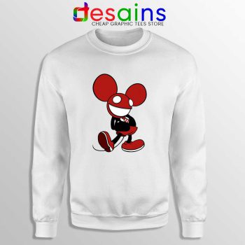 Mickey Mau5 White Sweatshirt Deadmau5 Mickey Mouse Sweater S-2XL