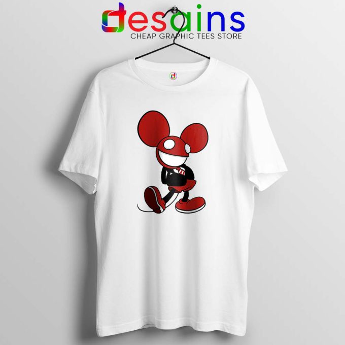 Mickey Mau5 White Tshirt Deadmau5 Mickey Mouse Tee Shirts GILDAN