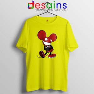 Mickey Mau5 Yellow Tshirt Deadmau5 Mickey Mouse Tee Shirts GILDAN
