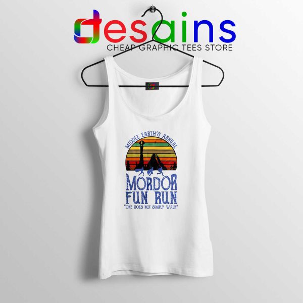 Mordor Fun Run Tank Top The Hobbit Middle Earth Tank Tops