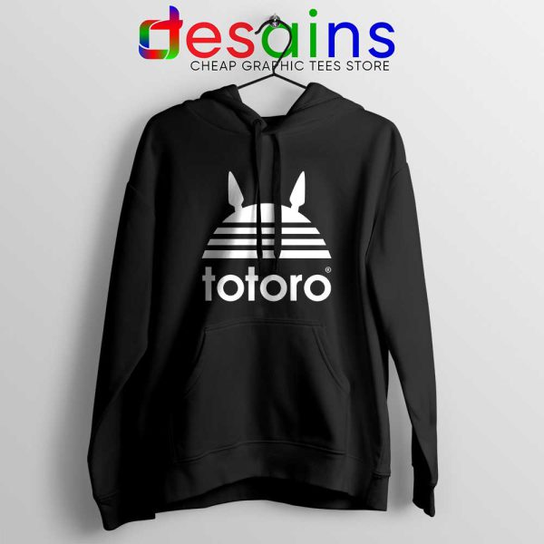 My Neighbor Totoro Adidas Black Hoodie Totoro Parody Hoodies S-2XL