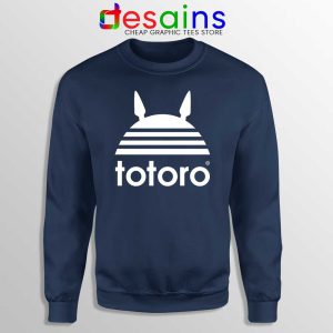 My Neighbor Totoro Adidas Navy Sweatshirt Totoro Parody Sweater S-2XL