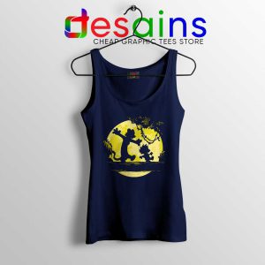 No Worries Hakuna Mashup Navy Tank Top Worry Free Cheap Tank Tops