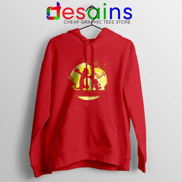 No Worries Hakuna Mashup Red Hoodie Worry Free Cheap Hoodies