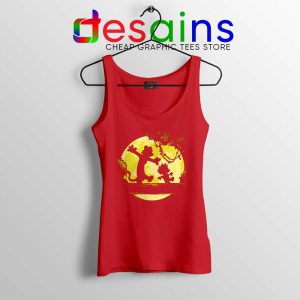 No Worries Hakuna Mashup Red Tank Top Worry Free Cheap Tank Tops