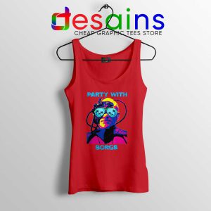 Party With Borgs Red Tank Top Star Trek Merch GILDAN S-3XL