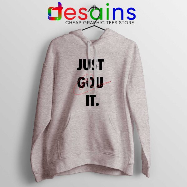 Peggy Gou Just Gou It Sport Grey Hoodie DJ Gou Just Do It Hoodies