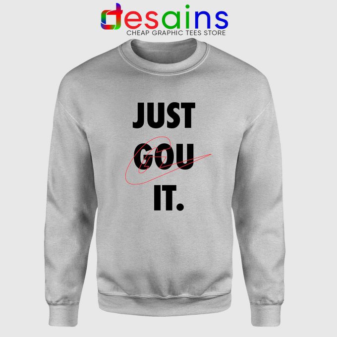 Peggy Gou Just Gou It Sport Grey Sweatshirt DJ Gou Just Do It Sweater