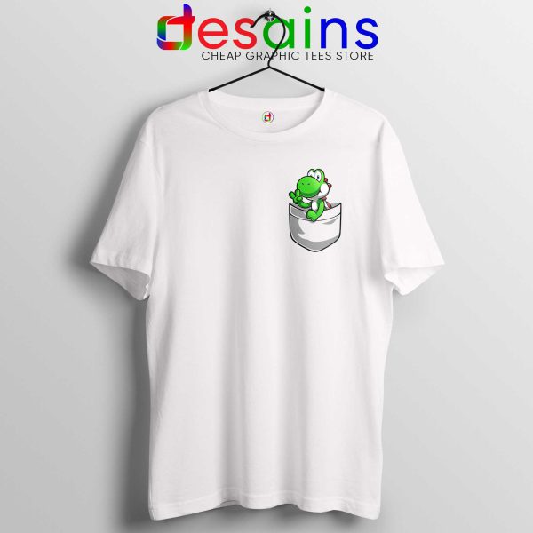 Pocket Yoshi Tshirt Super Mario Luigi Yoshi Tee Shirts