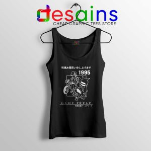 Pokemon 1995 Game Vintage Black Tank Top Pokemon Cheap Tank Tops