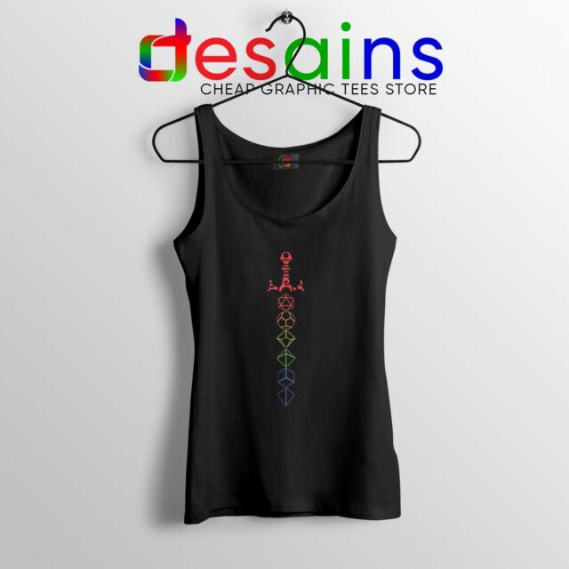 Rainbow Dice Sword LGBT Tank Top