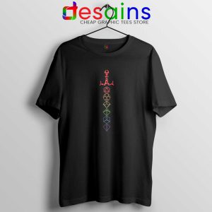 Rainbow Dice Sword LGBT Tshirt Dungeons And Dragons Tee shirts